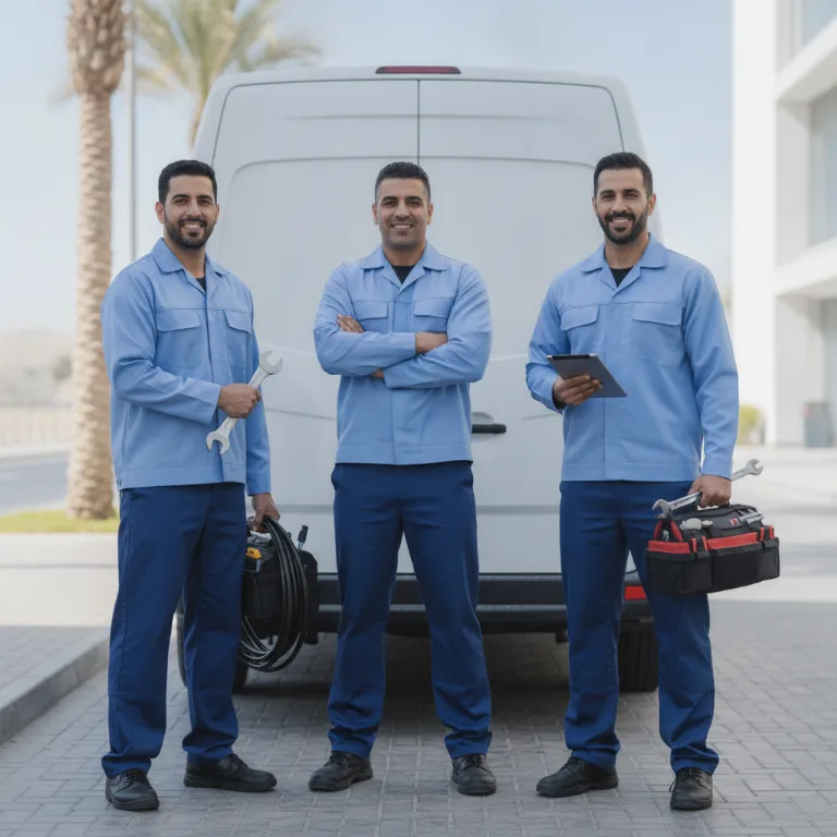Industrial Laundry team in Dubai Marina
